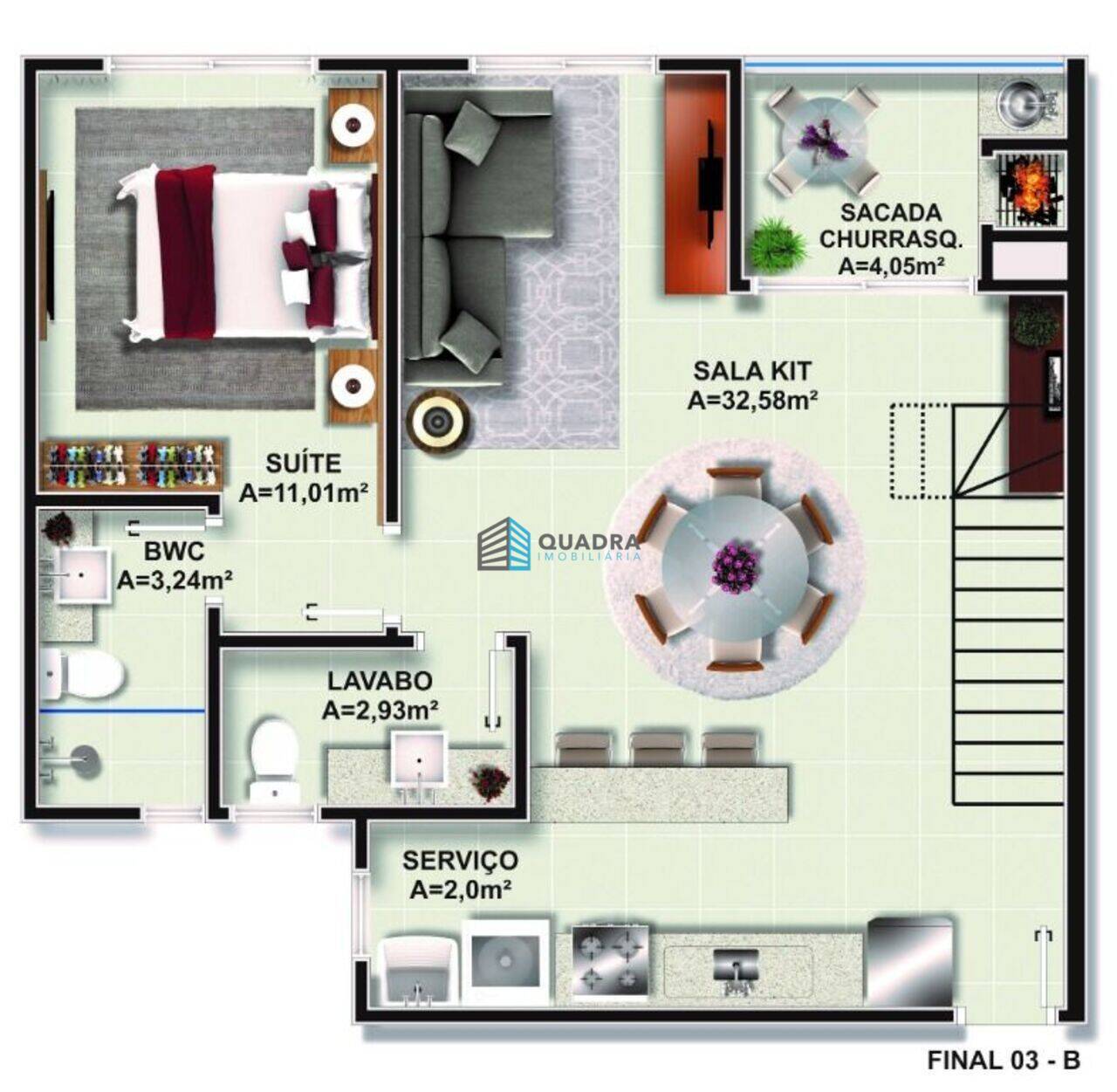 Apartamento à venda com 2 quartos, 69m² - Foto 27