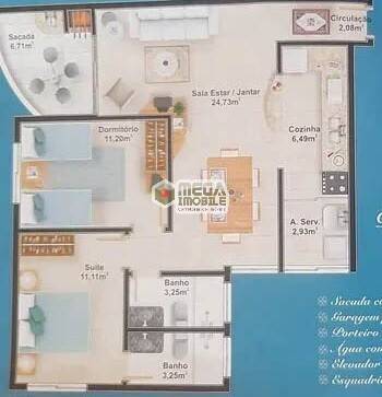 Apartamento à venda com 2 quartos, 72m² - Foto 13